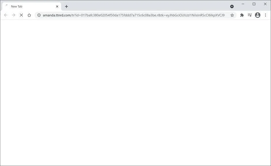Remove Amanda.ttnrd.com redirect (Virus Removal Guide) 1 Image: Chrome browser is redirected to Amanda.ttnrd.com