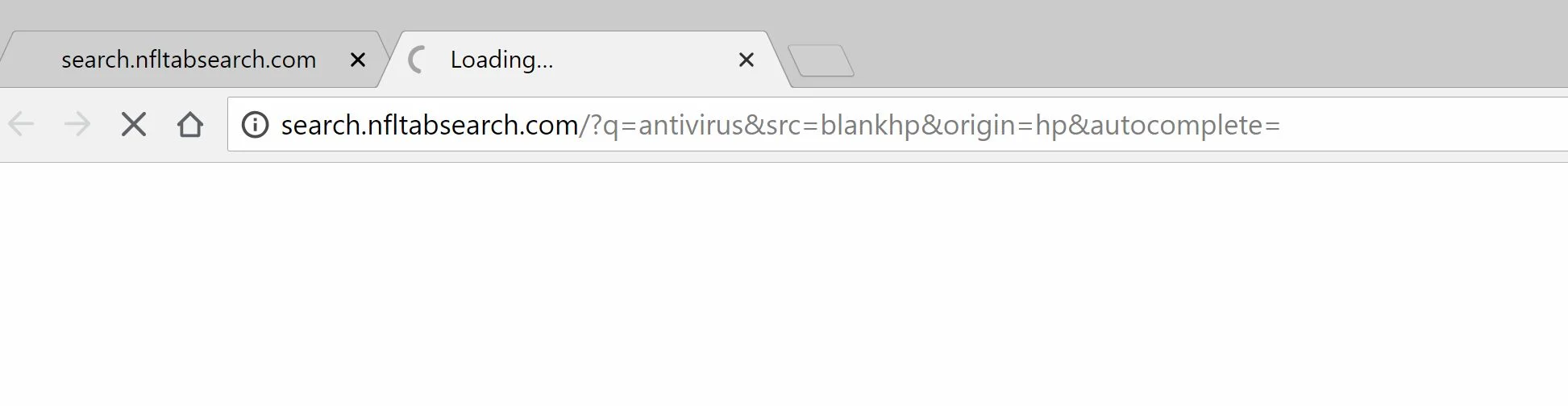 Search.nfltabsearch.com redirect virus