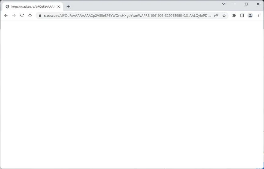 How To Remove C.Adsco.re Ads (Virus Removal Guide) 1 Image: Chrome browser is redirected to C.adsco.re