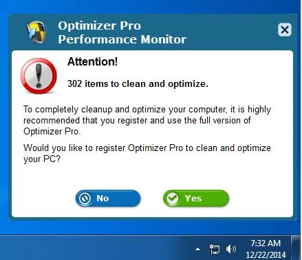 Optimizer Pro Performance Monitor virus