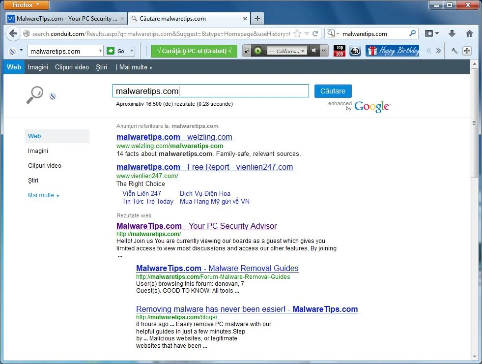 [Image: Appbario Toolbar redirect]