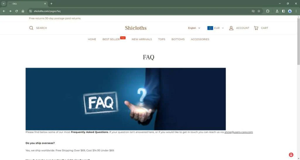 Shicloths.com Scam Store: What You Need To Know 1 Shicloths.com scam