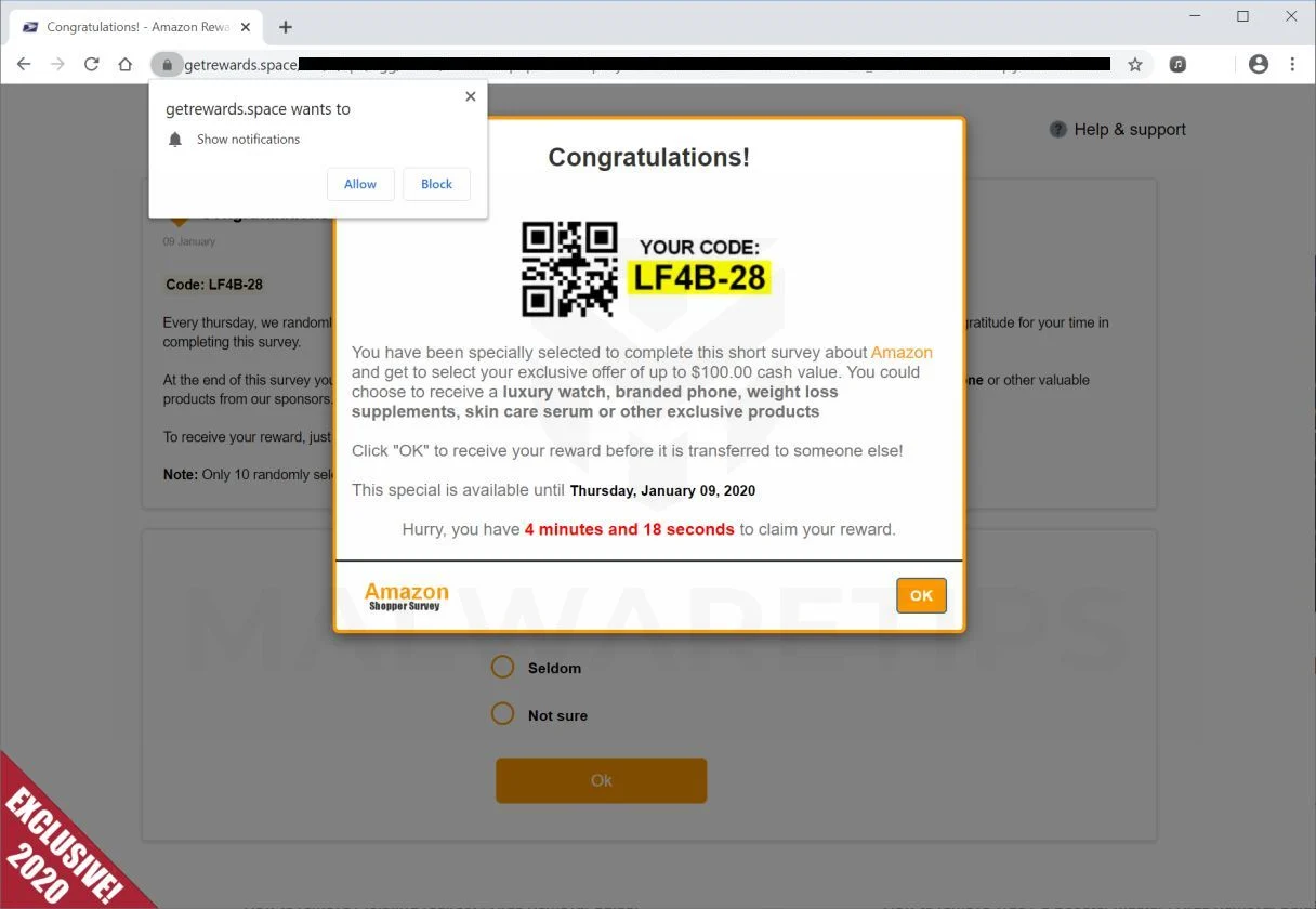 Image: Amazon Shopper Survey - Scam