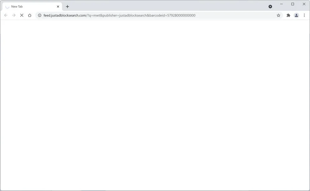 Remove JustAdblockSearch browser hijacker (Virus Removal Guide) 1 Image: Chrome browser is redirected through JustAdblockSearch Search