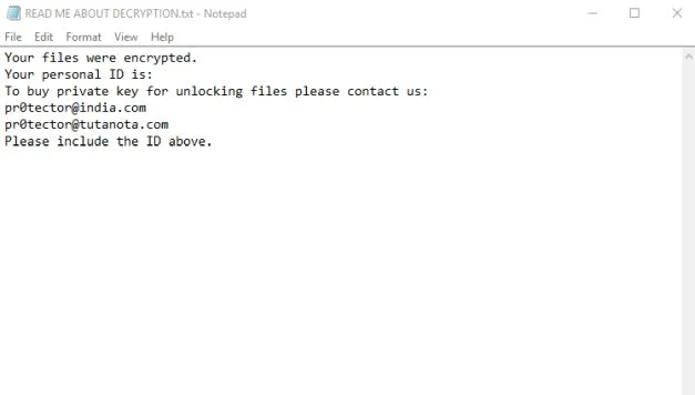 Pr0tector ransomware virus