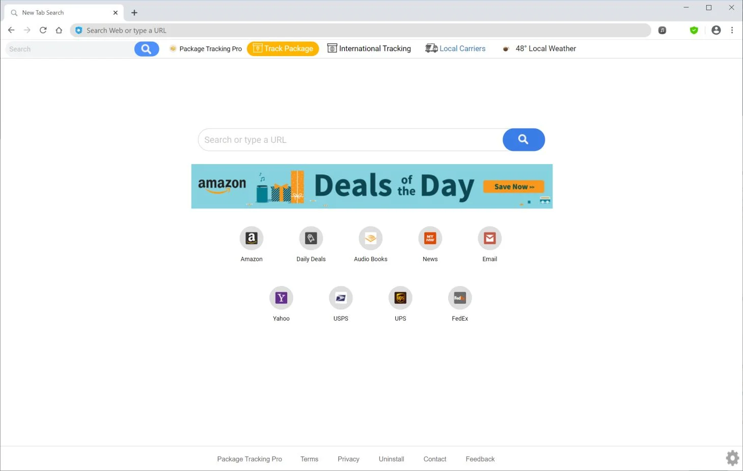 Remove Package Tracking Pro redirect (Virus Removal Guide) 1 Image: Chrome browser is redirected to Package Tracking Pro