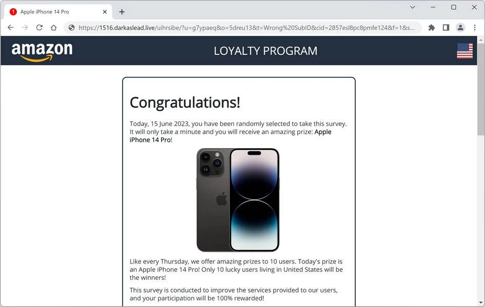Darkaslead.live ad