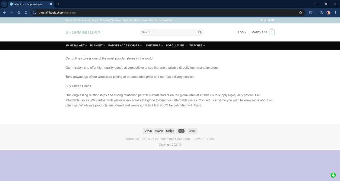 Shopminitopia.shop scam