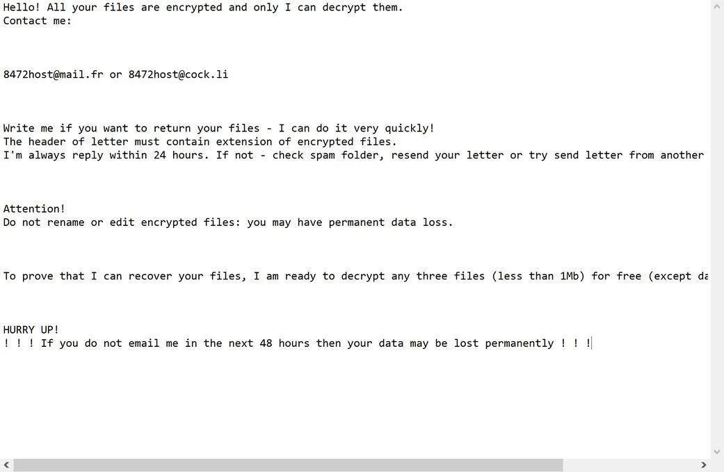Remove Gvlbsjz ransomware (Virus Removal Guide) 1 Image: Gvlbsjz ransomware