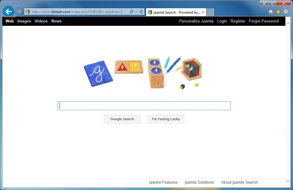 [Image: 16Start.com virus]