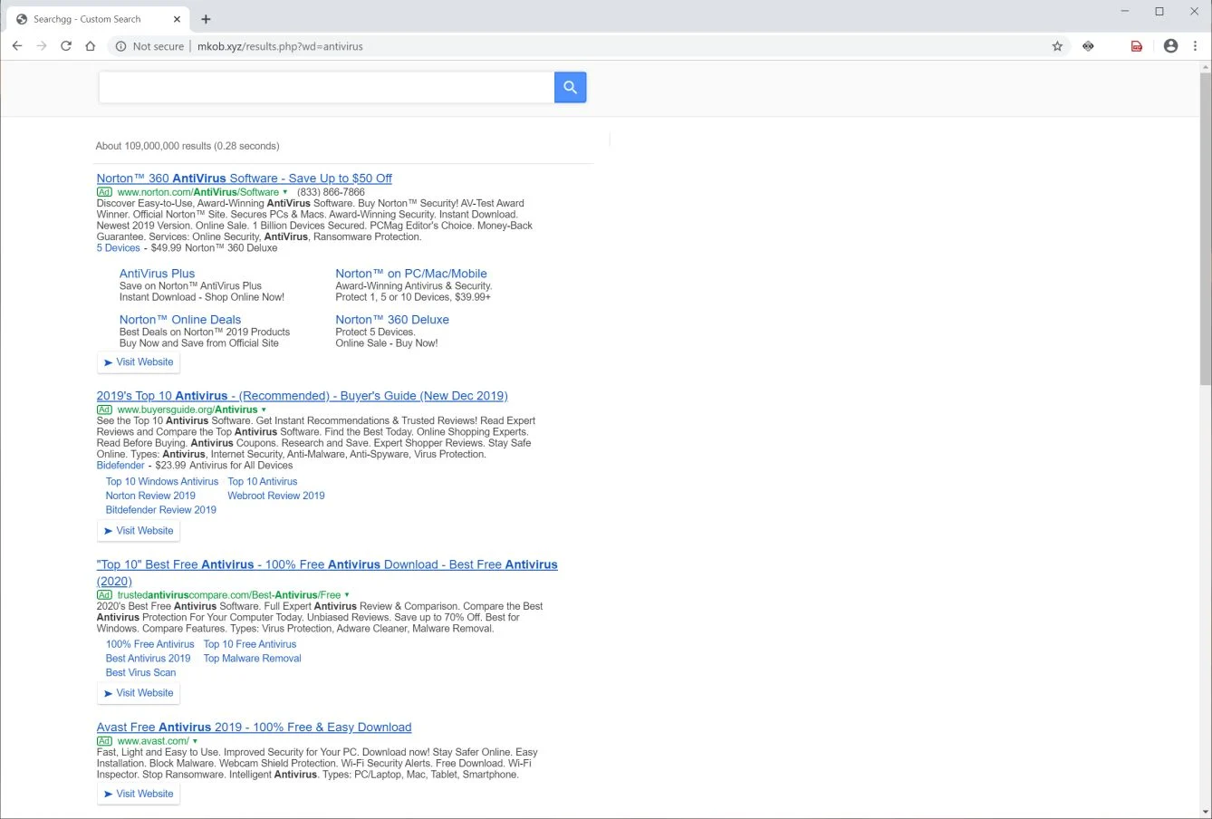 How to remove Mkob.xyz redirect (Virus Removal Guide) 1 Image: Chrome browser is redirected to Mkob.xyz