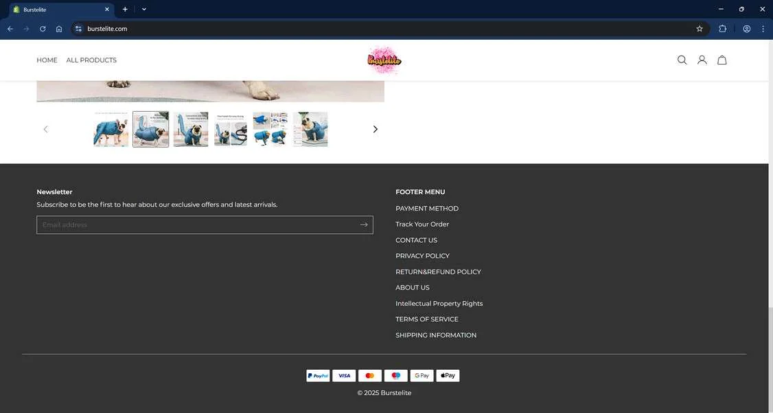 Burstelite.com scam
