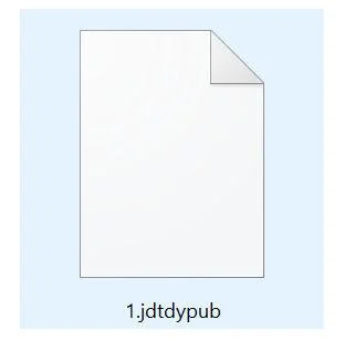 Image: Jdtdypub ransomware note