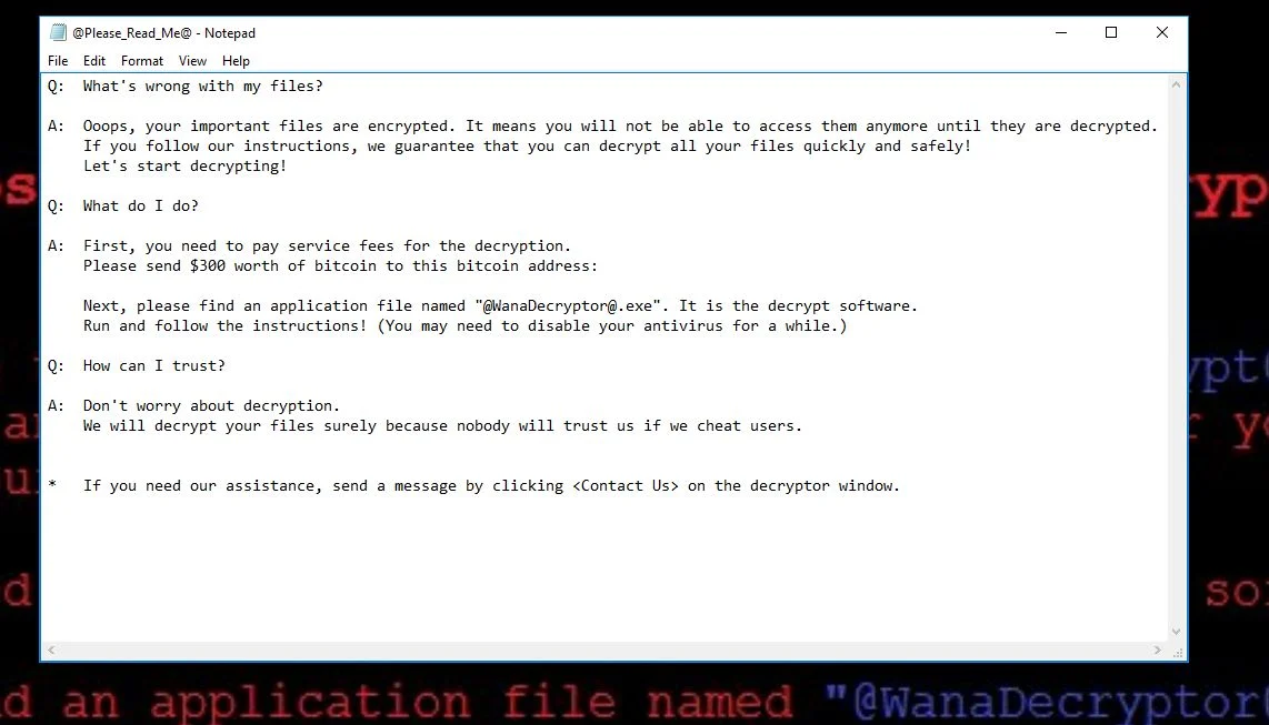 @Please Read Me@ virus