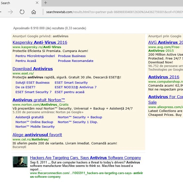 Searchnewtab.com Virus