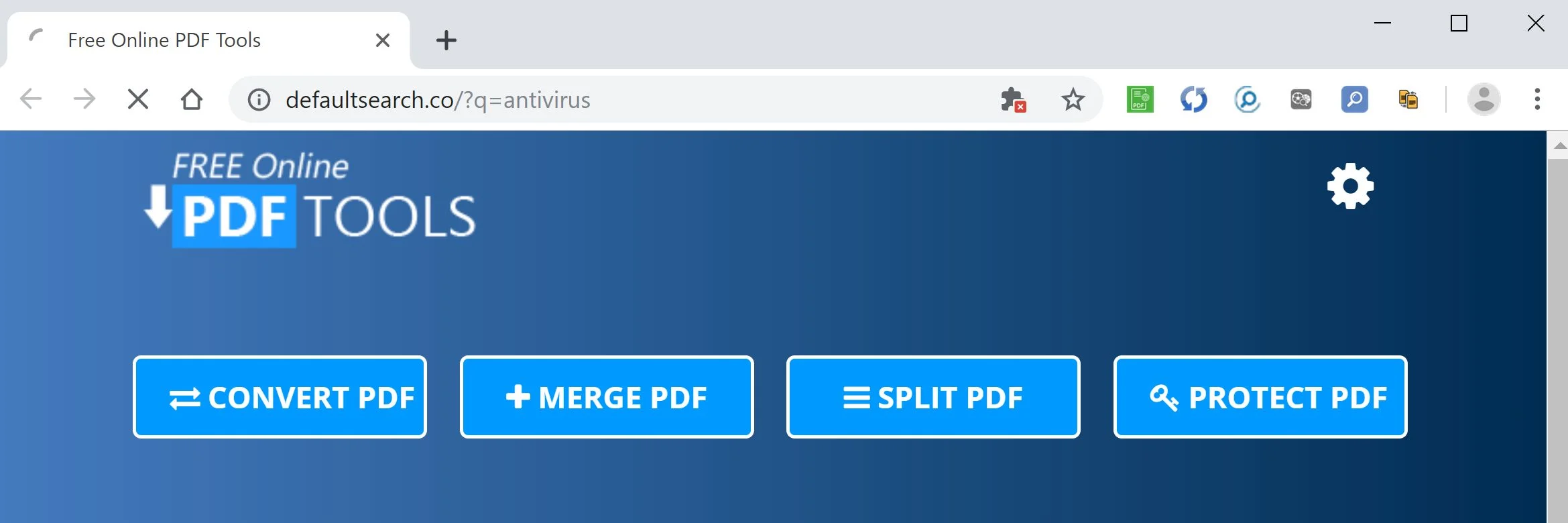 How to remove DefaultSearch.co redirect (Virus Removal Guide) 1 Image: Google Chrome is redirected to DefaultSearch.co