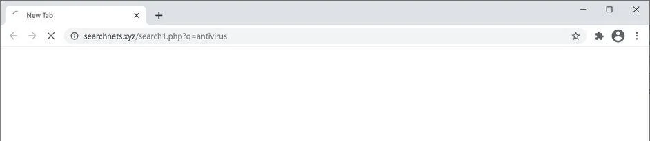 Remove Searchnets.xyz redirect (Virus Removal Guide) 1 Image: Chrome browser is redirected to Searchnets.xyz