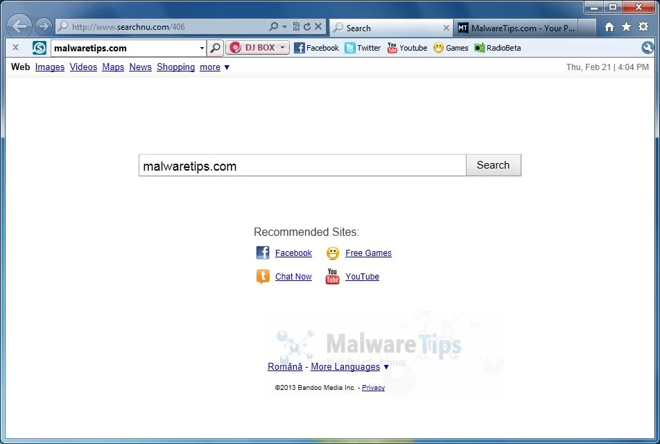 [Image: Searchnu homepage]