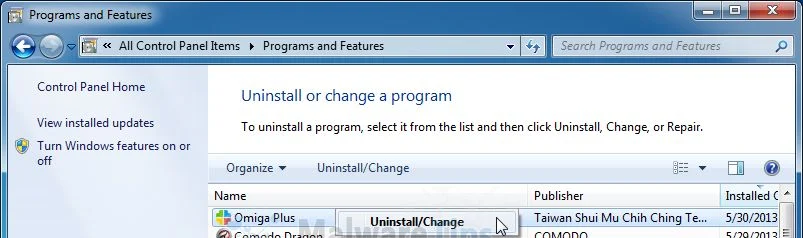 [Image: Uninstall Qone8 programs]
