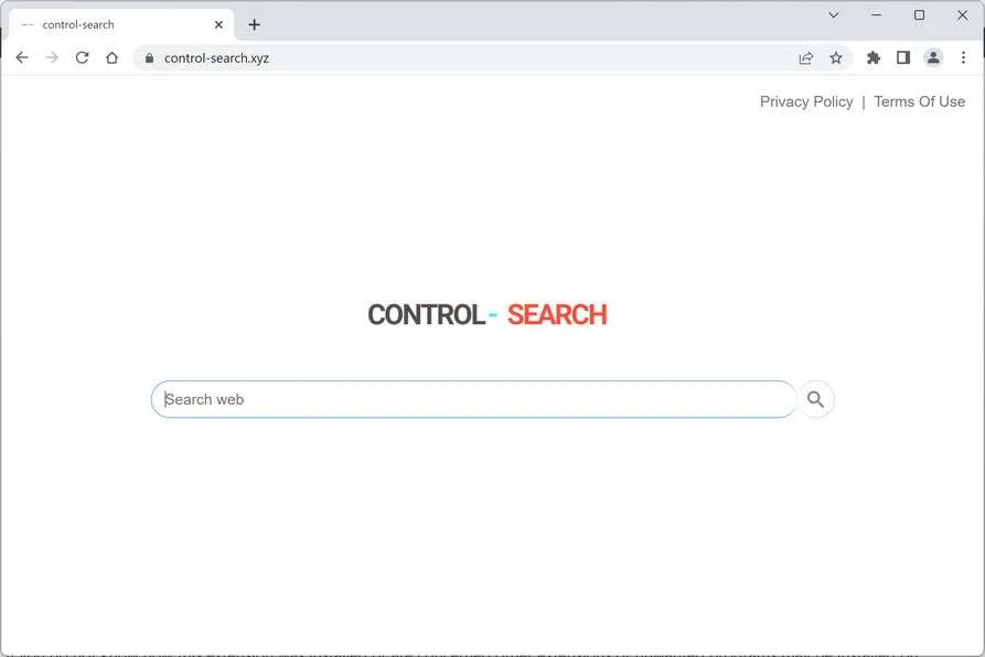 Image: Control-Search.xyz Browser Hijacker