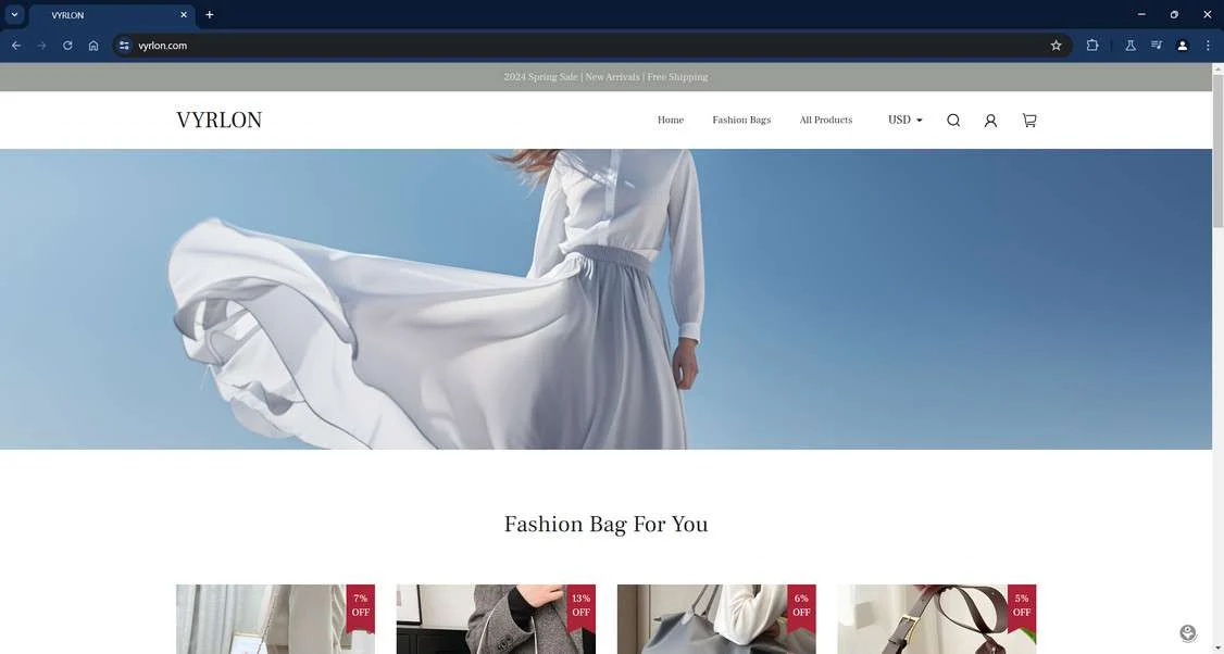 Vyrlon.com Slammed as Unsafe Shopping Destination 1 Vyrlon.com scam