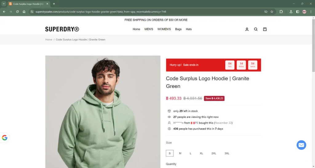 SuperdrysSales.com Scam Store: A Fake Superdry Website 1 Superdryssales.com scam