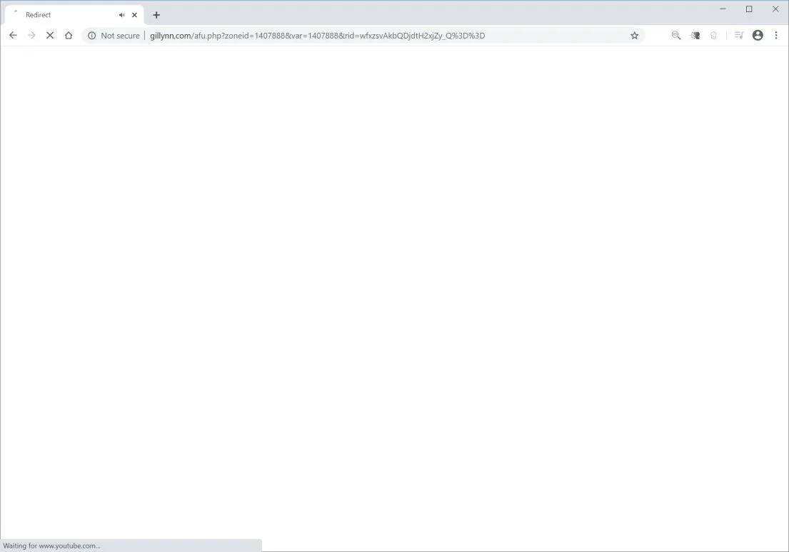 How to remove Gillynn.com redirect (Virus Removal Guide) 1 Image: Chrome browser is redirected to Gillynn.com