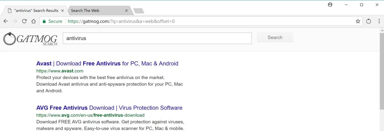 gatmog Search redirect