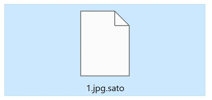 Image: SATO Files Encrypted