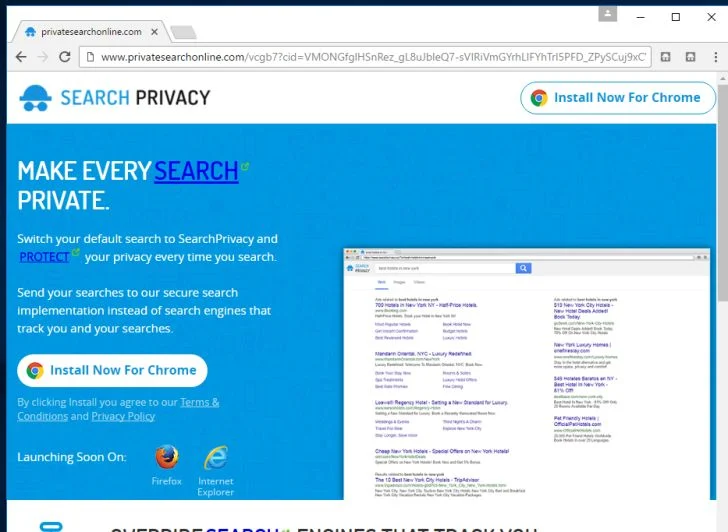Privatesearchonline.com virus