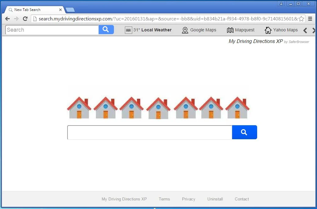 search.mydrivingdirectionsxp.com virus