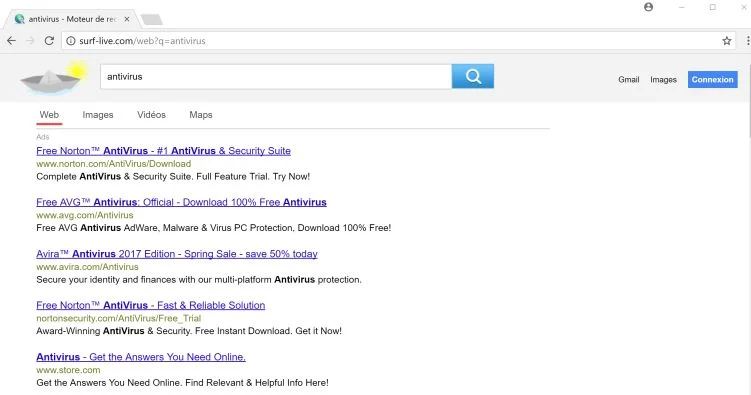 surf-live.com virus