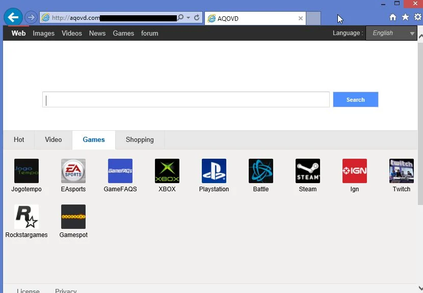 Aqovd.com Virus