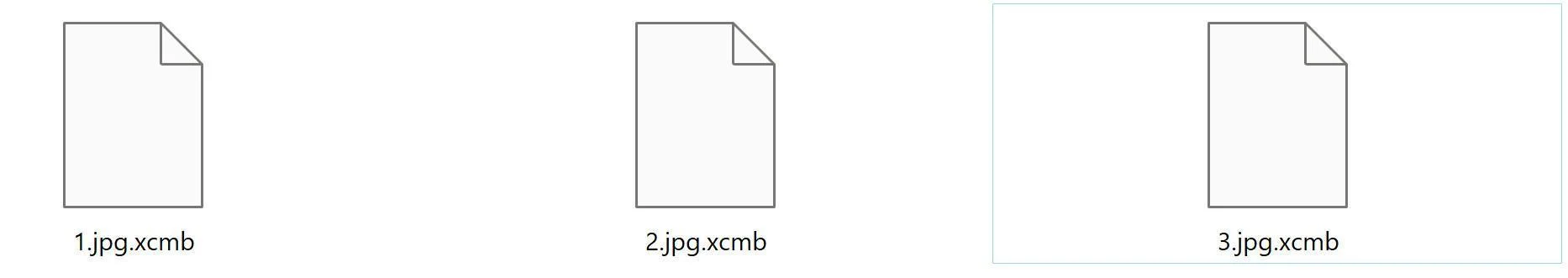 Image: XCMB files encrypted