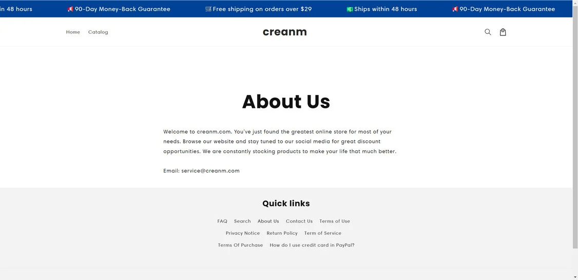 Creanm.com Scam Store: What You Need To Know 1 Creanm.com scam