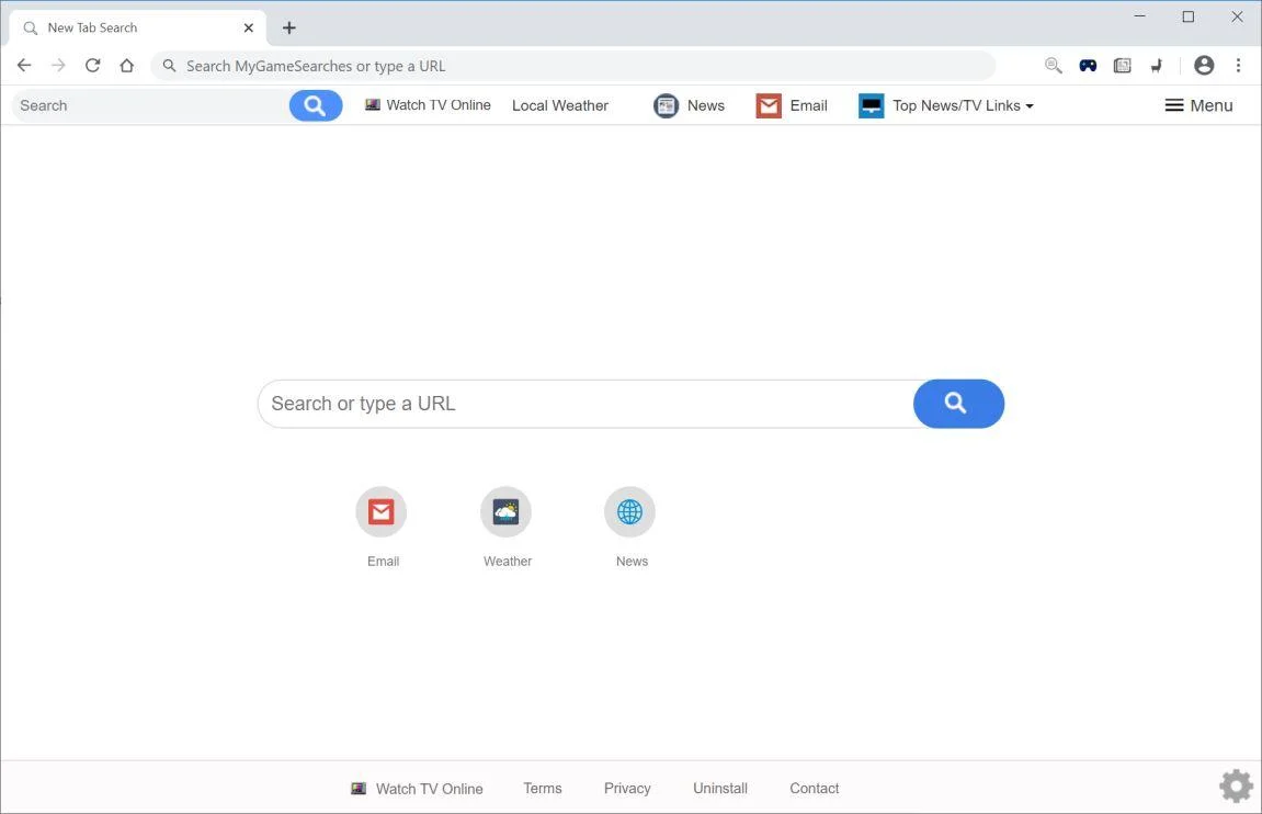 Remove Watch TV Online browser hijacker (Virus Removal Guide) 1 Image: Chrome browser is redirected to Watch TV Online