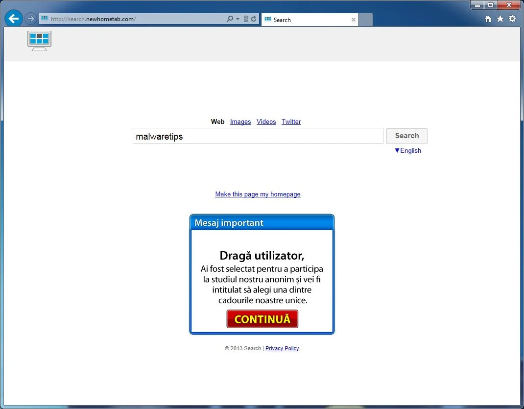 [Image: Search.Newhometab.com virus]