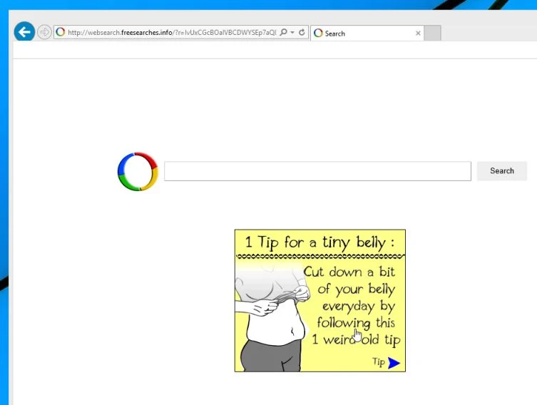 Websearch.freesearches.info virus