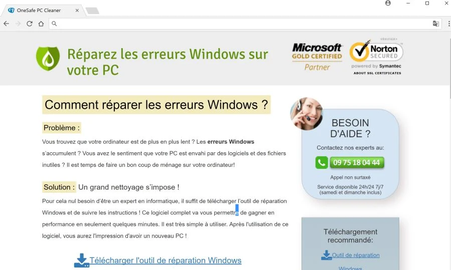 onesafe-software.com adware