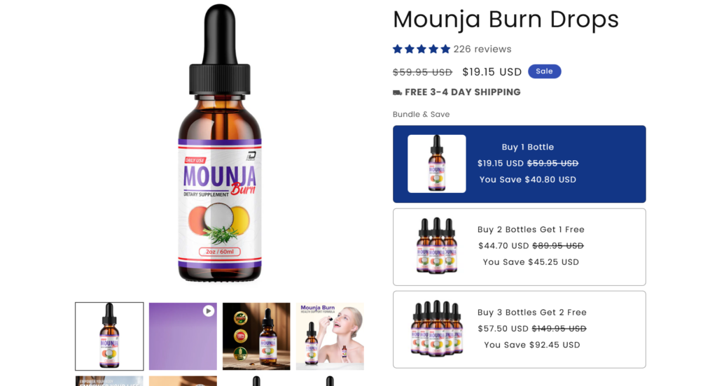 Mounja Burn Drops - Scam or Legit? Read This Before Buying 1 1