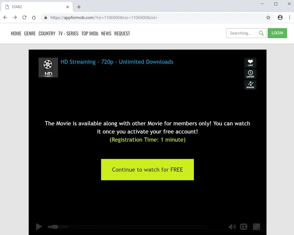 appformob.com rediret appformob.com rediret virus