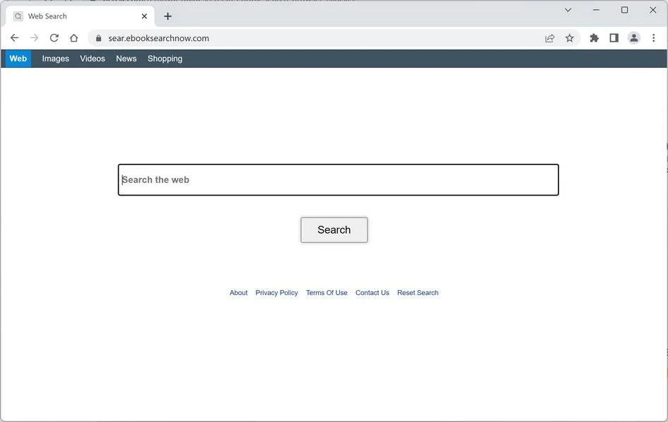 Image: eBook Search Chrome new tab page