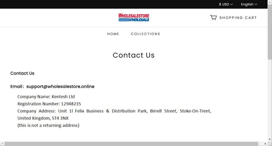 Wholesalestore.online Scam