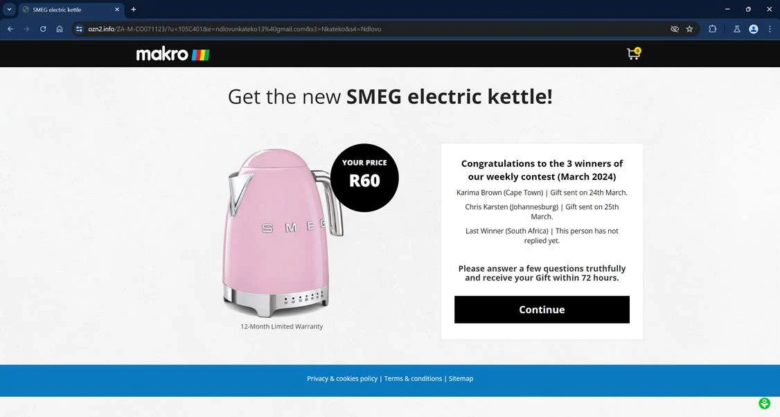 Ozn2.info Subscription Scam: What You Need to Know 1 Ozn2.info scam 1