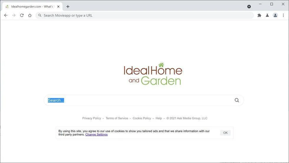 Remove IdealHomeGarden browser redirect (Virus Removal Guide) 1 Image: Chrome browser is redirected to IdealHomeGarden