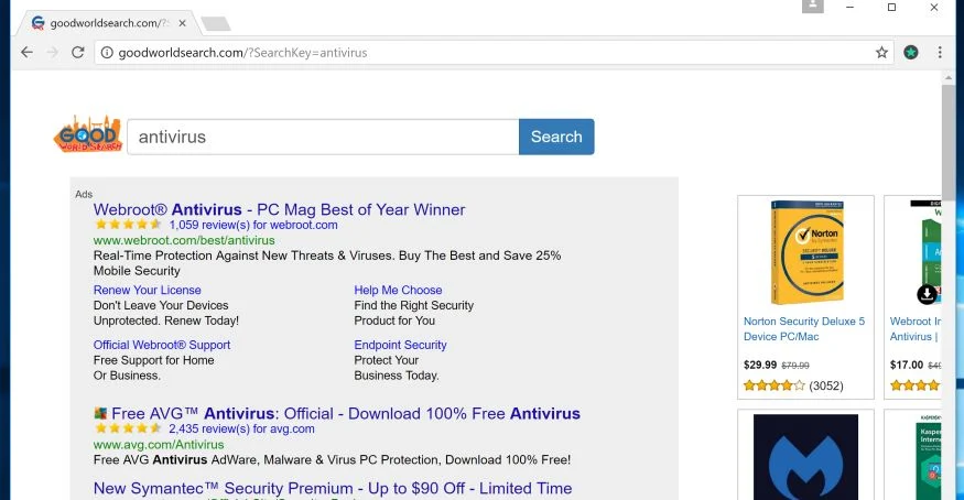 Good World Search Virus