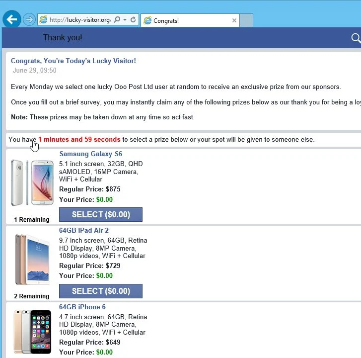 Remove Lucky-visitor.org virus