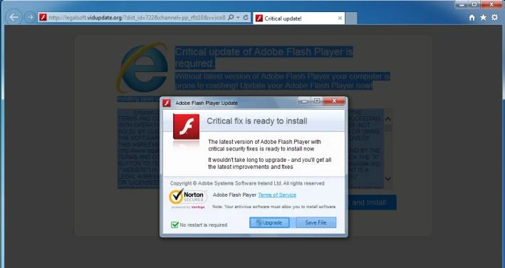 legalsoft.vidupdate.org virus