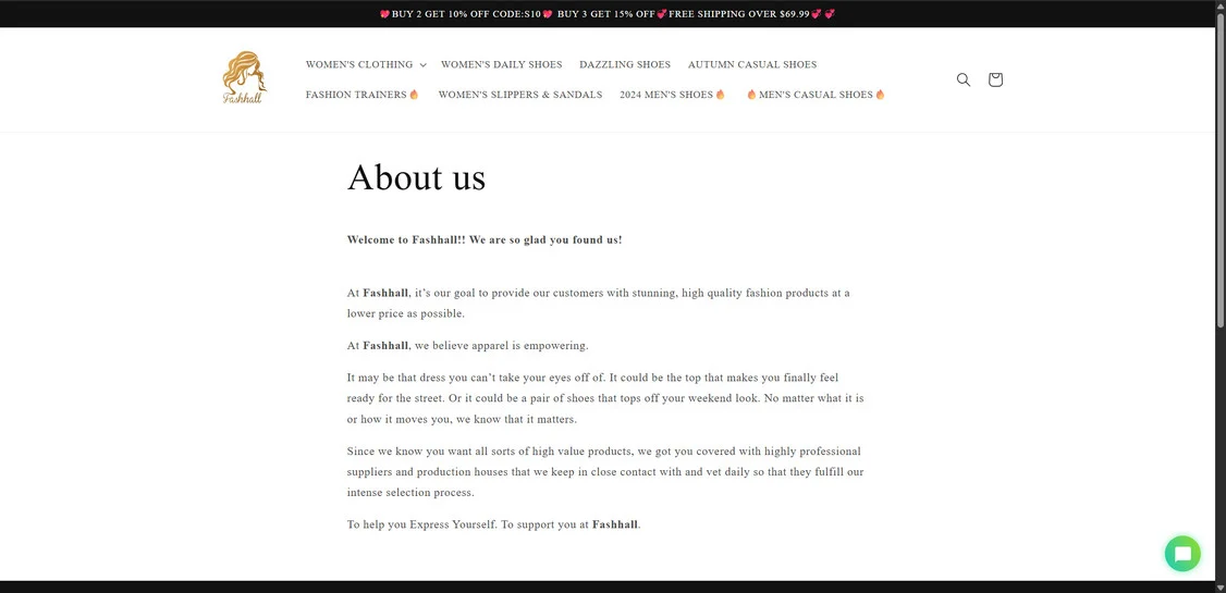 Fashhall.com scam