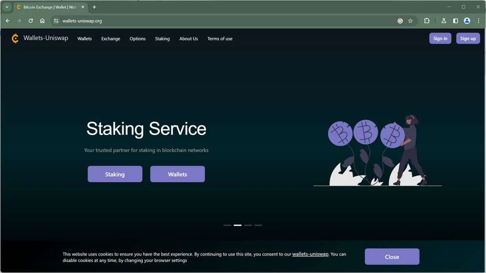 Don't Fall For the Wallets-uniswap.org Crypto Scam - Read This 1 Wallets-uniswap.org scam